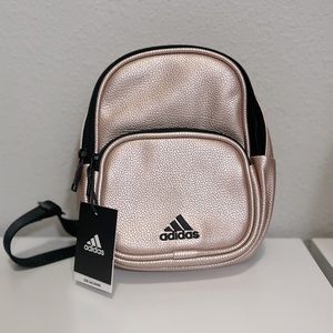 Mini Adidas Originals Backpack Rose Gold/ Copper Pebble Polyurethane Leather